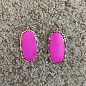 Kendra Scott Pink/Gold Earrings
